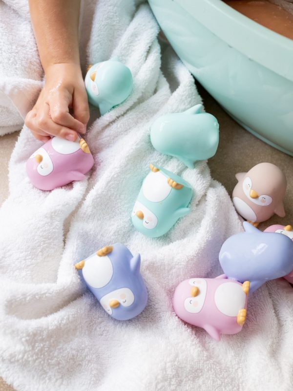 Juguetes de baño Penguins party