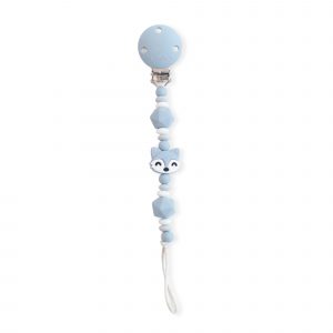 Portachupetes Foxy Azul