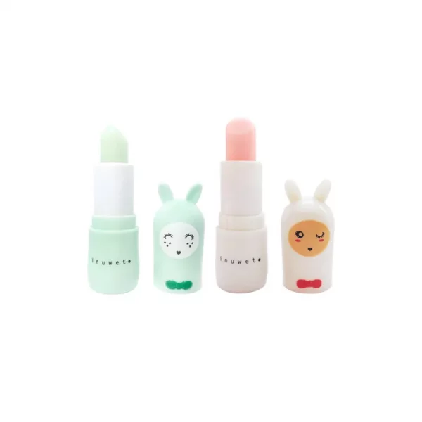 Set 2 bálsamos labiales (manzana y algodón azúcar)