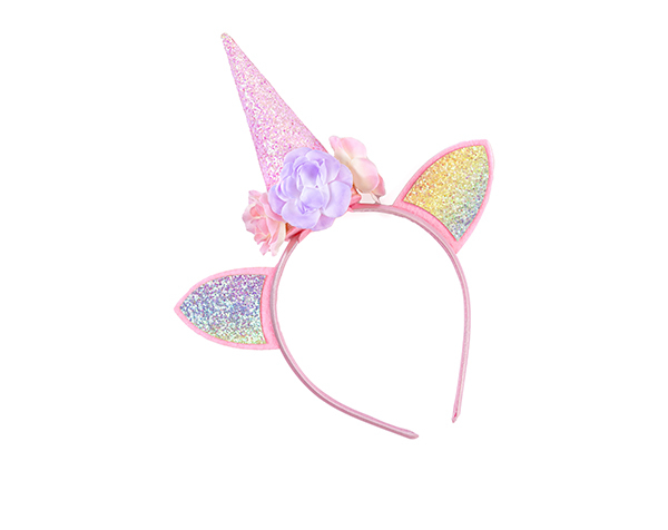 Capa y diadema de unicornio arcoíris