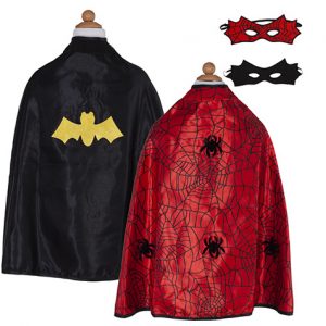 Capa reversible araña/murciélago