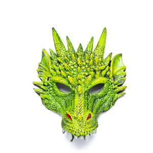 Máscara dragón verde
