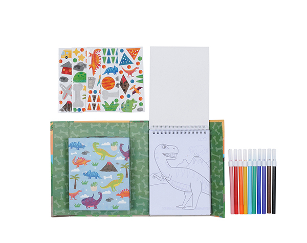 Set Colorear Dinosaurios