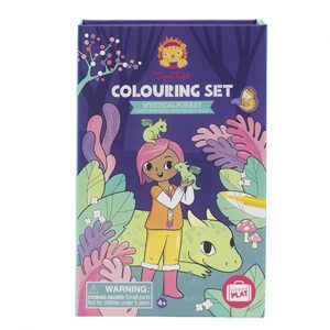 Set colorear Bosque místico