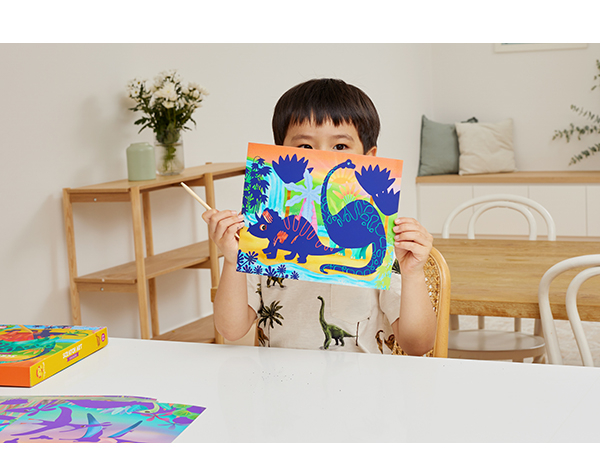 Arte para rascar Dinosaurios