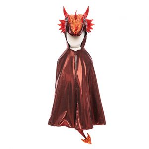 Capa Dragón Metálico Rubí