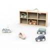 Set de coches de madera
