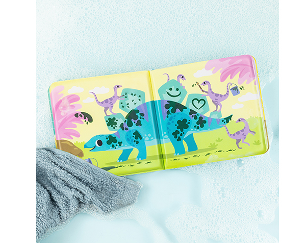 Libro de baño Dinosaurios