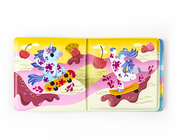Libro de baño Unicornios
