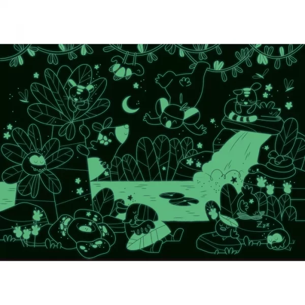 Puzzle fosforescente La Cascada Jungla 24pcs