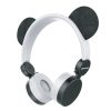 Auriculares Kidyears panda blanco/negro