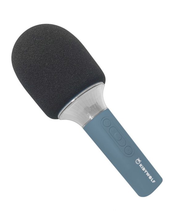 Micrófono-karaoke-altavoz Kidymic azul