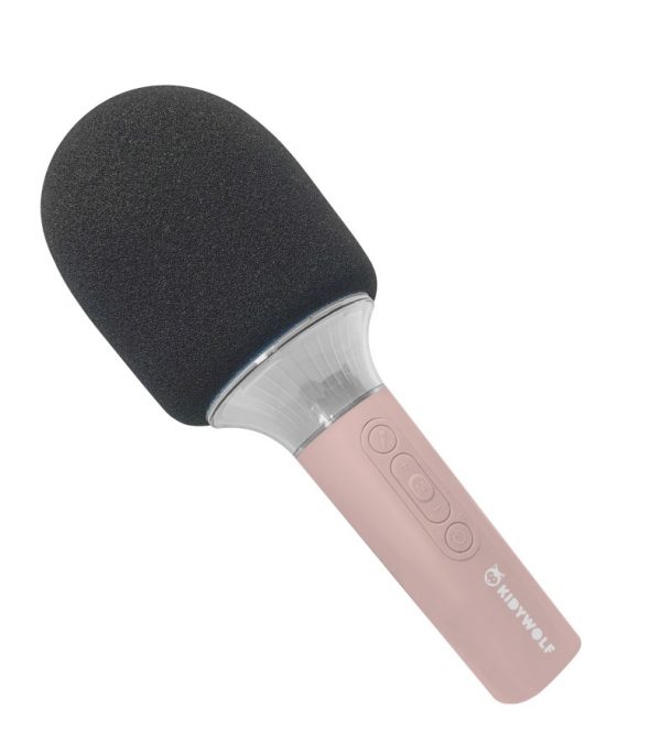 Micrófono-karaoke-altavoz Kidymic rosa