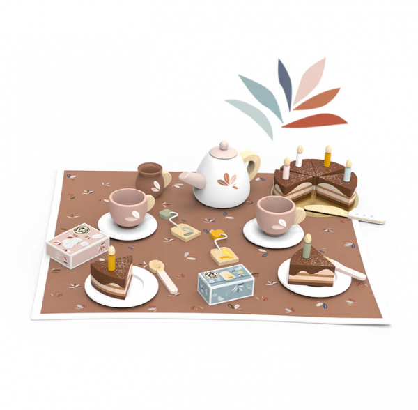 Maletín set de té cumpleaños