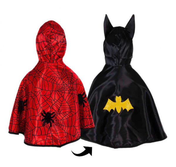 Capa reversible araña/murciélago