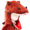 Capa y garras de T-Rex Grandasaurus rojo/negro