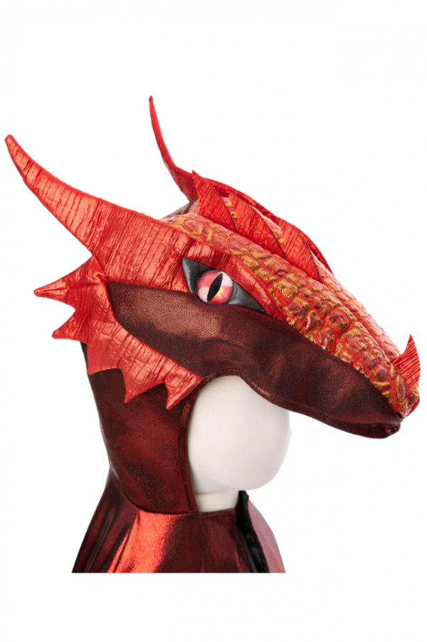 Capa Dragón Metálico Rubí