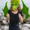 Máscara dragón verde