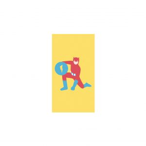 Mini cuaderno Superhéroe