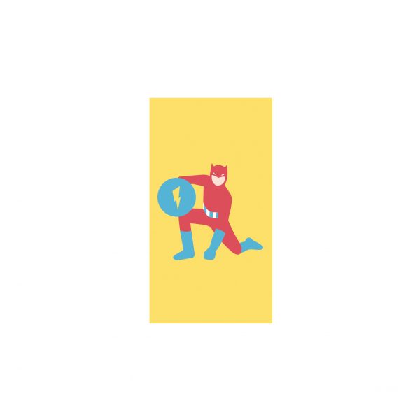 Mini cuaderno Superhéroe