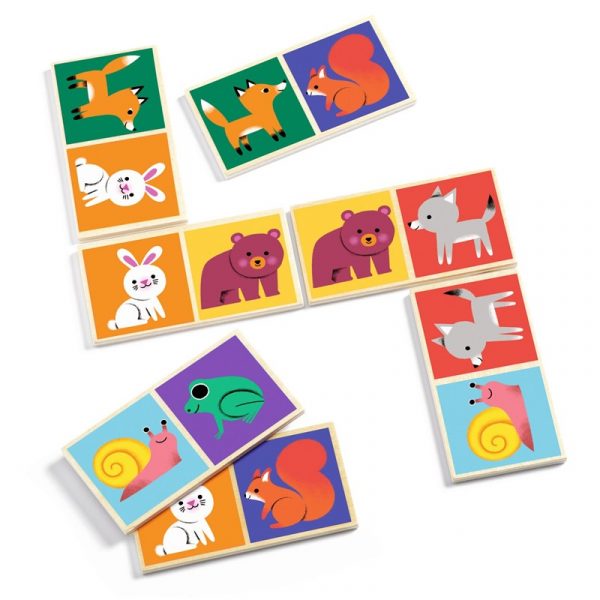 Juegos educativos Domino Wood