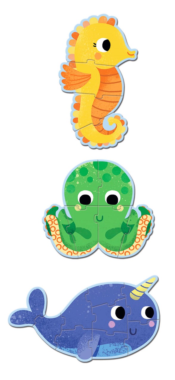 Puzzle evolutivo En el mar