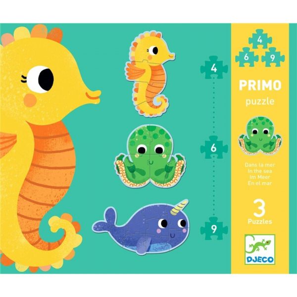 Puzzle evolutivo En el mar