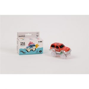 Imanix Coche Pista de Carreras Rojo