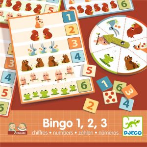 Bingo 1, 2, 3 números
