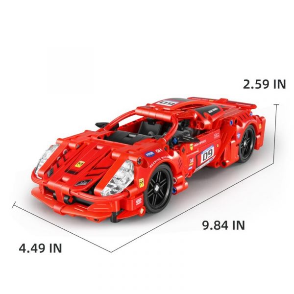 Coche de carreras rojo - 437pzas iMMaster
