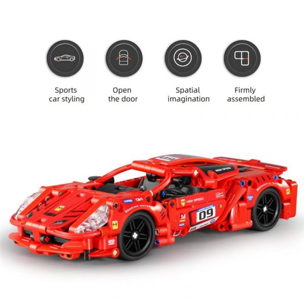 Coche de carreras rojo - 437pzas iMMaster