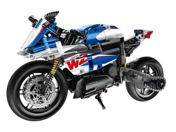 Motocicleta azul -542pzas iMMaster