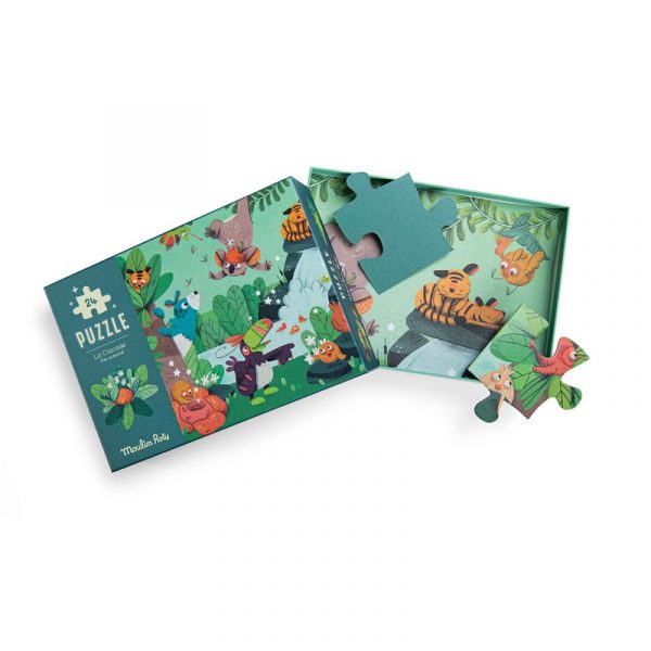 Puzzle fosforescente La Cascada Jungla 24pcs