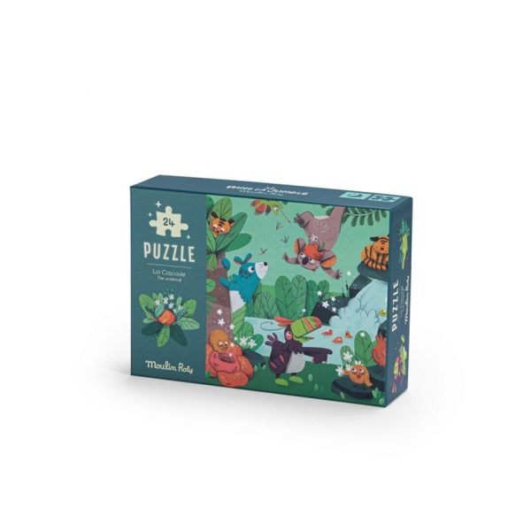 Puzzle fosforescente La Cascada Jungla 24pcs