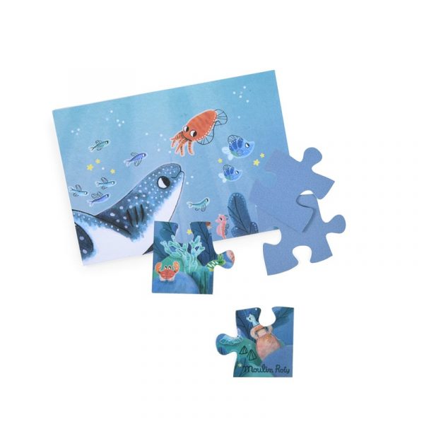 Puzzle fosforescente Bajo el mar Paulie 24pcs