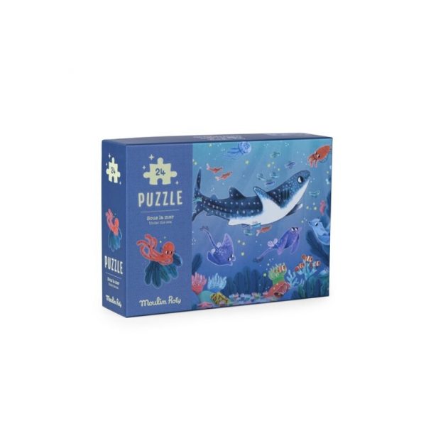 Puzzle fosforescente Bajo el mar Paulie 24pcs