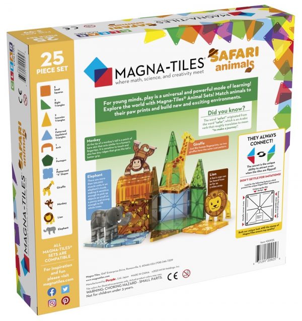 Magna-T Safari Animals 25pcs