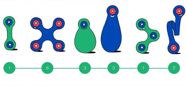 Clixo Itsy Pack - Verde/Azul