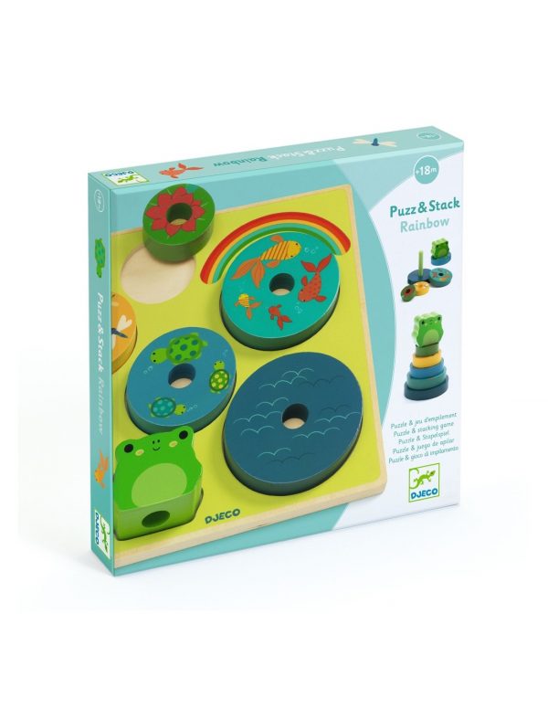 Encajable Puzz & Stack Rainbow