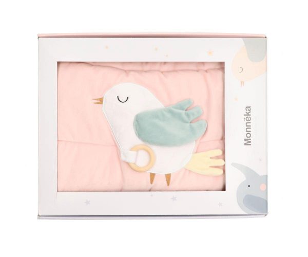 Manta Juegos Monnëka Pink Bird