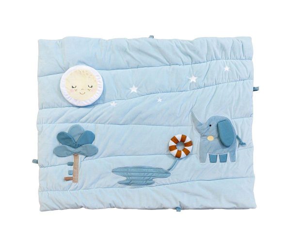 Manta de Juegos Monnëka Blue Elephant