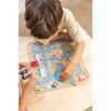 Juego Mantel con Circuito Azul + 3 mini coches