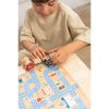 Juego Mantel con Circuito Mostaza + 3 mini coches