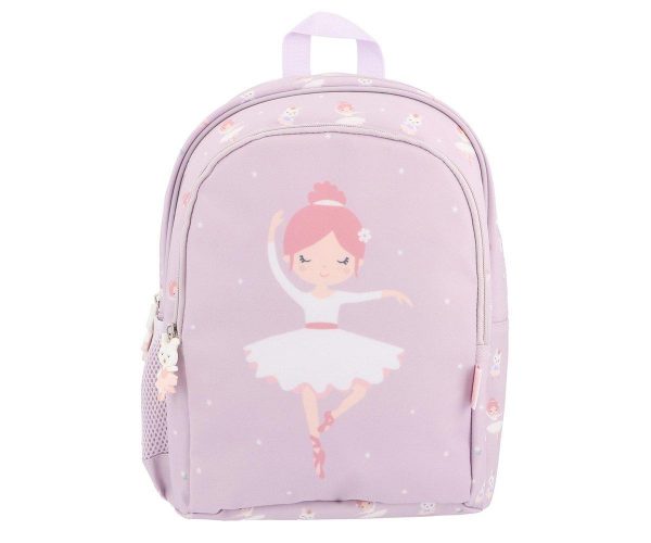 Mochila Mediana Ballet + Llavero Star coral pink