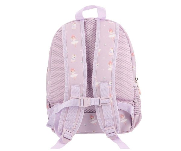 Mochila Mediana Ballet + Llavero Star coral pink