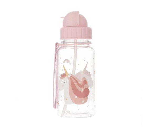 Botella tritán pajita Magical Unicorn