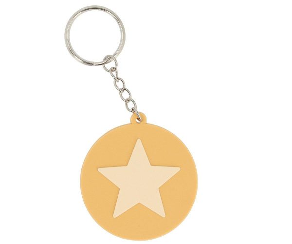 Llavero Silicona Star Mustard