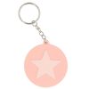 Llavero Silicona Star Coral Pink