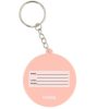 Llavero Silicona Star Coral Pink