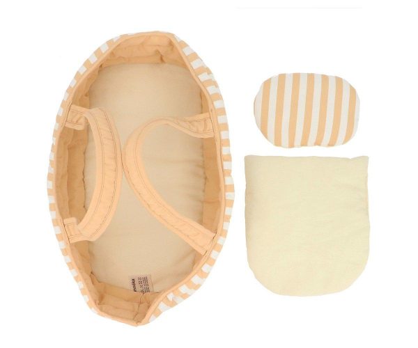 Capazo Muñecas Stripes Caramel